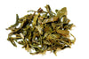 Jasmine Green Tea wet steeped leaves