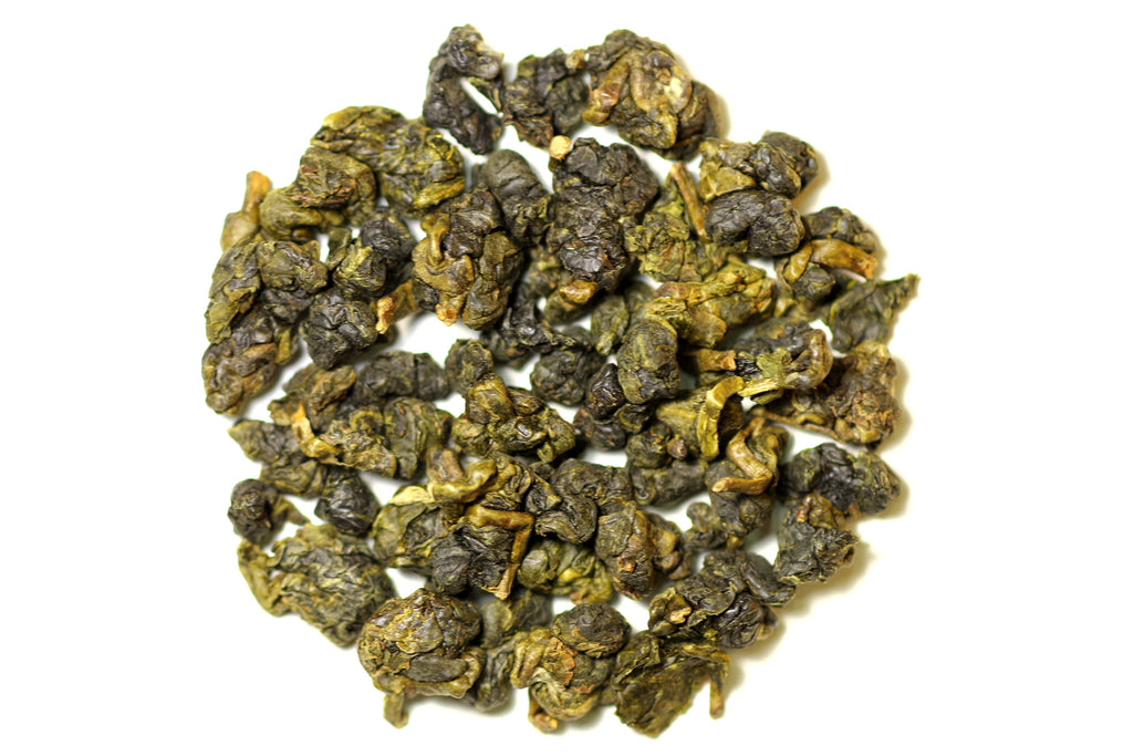 Medium Roast Dong Ding Oolong - dry tea leaves