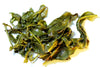Four Seasons Spring Oolong wet steeped leaves
